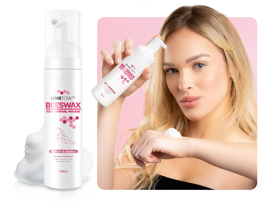 LIMETOW™ Beeswax Hair Removal Mousse
