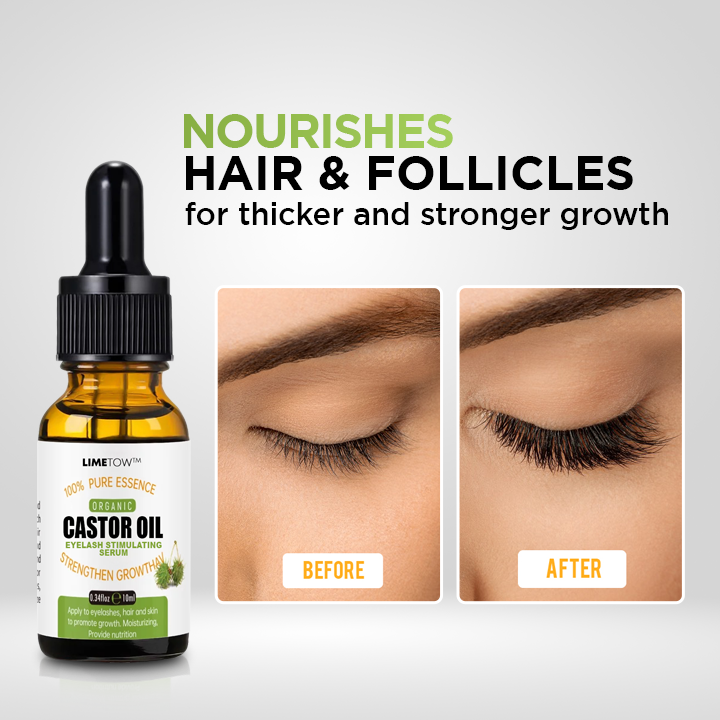 LIMETOW™ Castor Oil Eyelash Stimulating Serum