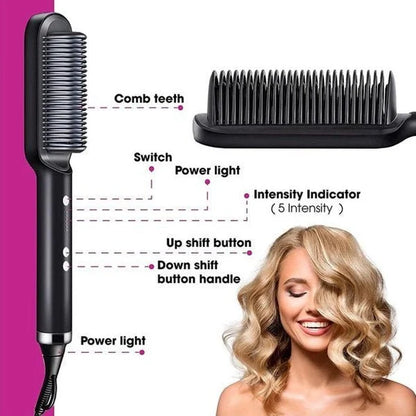 💖LAST DAY 50% OFF💖 LIMETOW™ Negative Ion Hair Straightener Styling Comb